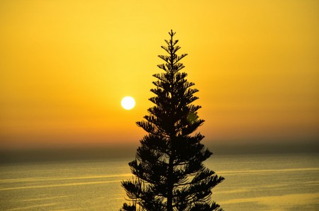 Zypern, Sonnenaufgang vom Balkon aus