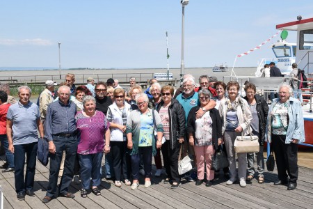 15. Juni 18 Grillen am Schiff, Hafen Fertörákos